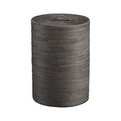 Handmade Lidded Basket Hamper Woven Laundry And Sedona Grey Hamper With Liner Handwoven Rattan Finished In Warm Crafts A Tall Roomy Cylinder Lidded To Keep Laundry Or Used Towels Out Of