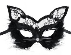 Mask and Lace Gloves Women/'s Deluxe Halloween Masquerade Glitter Mask Set