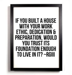 high work ethic