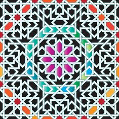 Arabic Tile Patterns Art Inspiration Star Arabic Design Prayer Room Ic Patterns Geometric Arabesque Persian Geometry Handicraft People