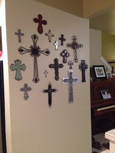 I Have A Cross Wall Like This In My House And It Keeps Growing Cross Wall Decor Is That The Of Your Dwelling When You Want To Pull Out Designer Interior Then Ideal P