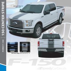 YOUR TEXT Truck Faded Bed stripes Stripe Graphics Dodge Ram GMC CHEVY F150 F250