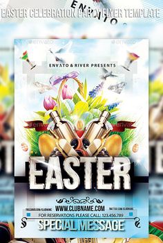 easter club flyer