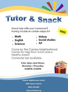 tutoring flyer examples google search tutoring pinterest sample dedication service flyers
