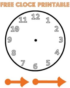 clock printable