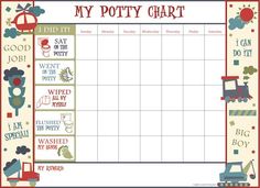 lightning mcqueen potty chart