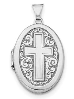 Molly B London Personalized 925 Sterling Silver Girls Large Round Locket