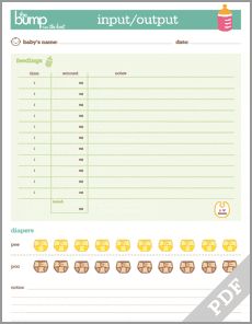 baby day tracker