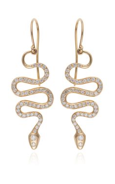 Simple Snake Earrings Charm Animals Dangle Style Serpent Long Chain Threader Earrings