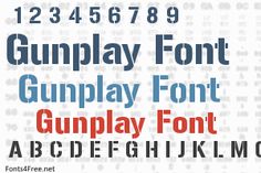army fonts