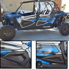 POLARIS RZR 900 1000 REAR WINDSHIELD DIRECTION 2 WINDOW UTV LEXAN 2015-18