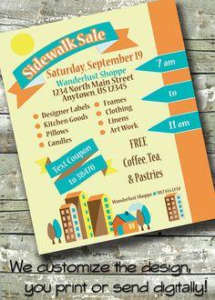 sewing classes trunk show fashion show clothes swap 5x7 flyers show some class