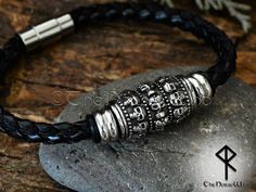 BRACELET VIKING HAMMER RUNE BRACELET BRACELET VIKINGER MEDIEVAL BIJOUX VIOLET