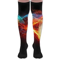 Willbegood99 Red White and Blue Striped Fabrics Mens Fun Dress Socks Colorful Pattened Novelty Mid-Calf Crew Socks Premium Cotton Vibrant Art Socks