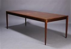 Hans j. wegner. spisebord model at 310 med udtræk, teak og eg ... Wegner spisebord