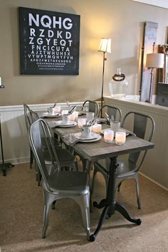 i really like the long narrow look of the table. you can have all ... i really like the long narrow look of the table. you can have all ...