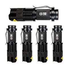 DEL Lampe de poche Zoom à nouveau Chargeable Lithium Battery Rechargeable Flashlight