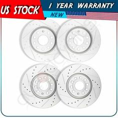 Max Brakes Front Carbon Ceramic Performance Disc Brake Pads KT098751 Fits 2010 10 2011 11 2012 12 2013 13 Chevy Equinox