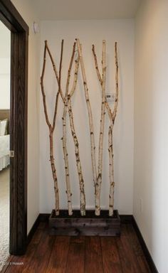 35 Best Dried Branches Images On Pinterest Birch I Like This Idea For Woodsy Decoration Maybe Concrete In A Planter Box