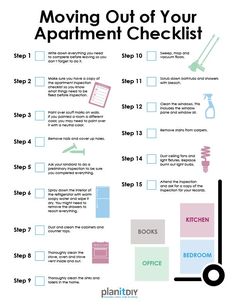 check list for moving