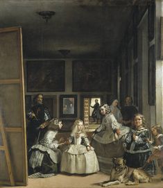 1954 Vintage Full Color plate /"The Maids of Honor/" Velazquez Lithograph