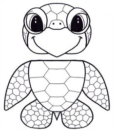 Paper Crafts, Colouring Pages, Pre School, Animal Coloring Pages, Art For Kids, Turtle Coloring Pages, Coloring Pages, Preschool