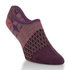 World/'s Softest Socks Sweater Footsie No Show Adobe Rose OS Rose Pink