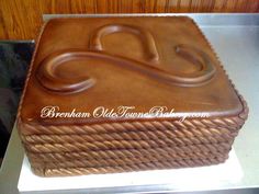 Good Idea For A Rustic Grooms Cake Good Idea For A Rustic Grooms Cake