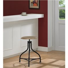 29 Best Vanity Stool Images Furniture Ideas This Stool Features Durable Metal Frame And Legs With A Wood Veneer Seat