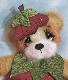 PK 2 ST PATRICKS DAY TEDDY EMBELLISHMENT TOPPERS FOR CARDS//CRAFTS