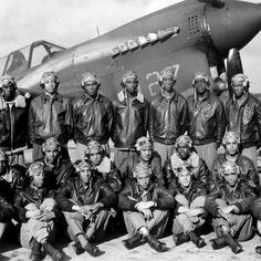 Photograph WWII 1941 First Class of Tuskegee Cadets Alabama Vultee BT-13 8x10