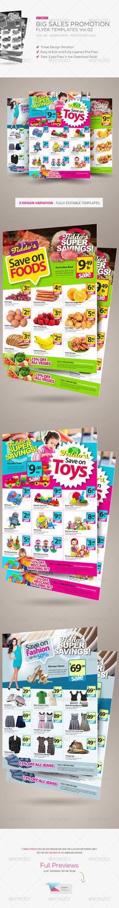 Supermarket Products Flyer Templates Pinterest Flyer template