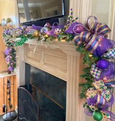 Mardi Gras Garland Mardi Gras Table Decor Mardi Gras Mantel Garland Jester Hat Garland Fat Tuesday Swag Purple Gold Mardi Gras Centerpiece