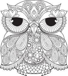 Ausmalbilder Fur Erwachsene Eule Color Coloring Coloringpages Coloriage Malvorlagen