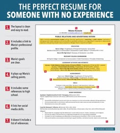 resume samples no experience