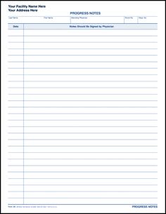 printable progress notes under fontanacountryinn com blank progress note