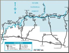 map of the kings river courtesy of arkansas department of arkansas mileage chart