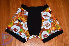 National Underpants Mens Black I Heart Football Knit Boxer Shorts