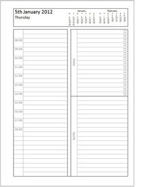 exactly what i was looking for free day per page day on two pages