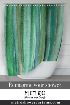 DESIHOM Misty Mountain Shower Curtain Tree Shower Curtain Forest Shower Curtain Woodland Nature Shower Curtain Polyester Waterproof Shower Curtain 72x72 Inch