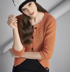Кофта с ажурным узором спицами. Вязание спицами ажурные узоры кофты | Домоводство для всей семьи.