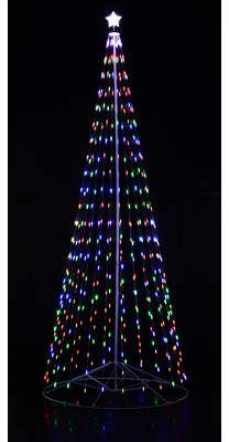Solar Path String Light 30 LED 3 Color Constant /& Blinking Christmas NEW SQ