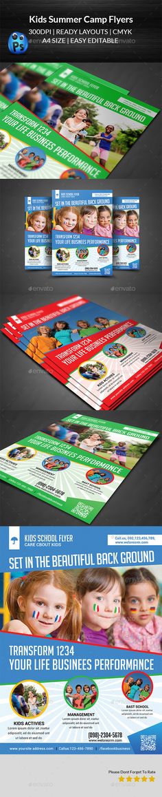 Kids Summer Camp Flyer Flyer template, Camping and Summer - summer camp flyer template Kids Summer Camp Flyer Flyer template, Camping and Summer - summer camp flyer template
