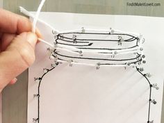 Free Template To Create A Mason Jar String Art Project Fun And Easy Mason Jar String Art Find It Make Love