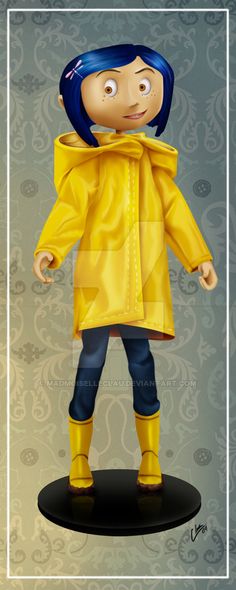 Coraline-Souple Fashion Doll-Manteau de pluie-NECA nouveau