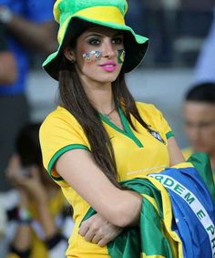 Hot brazilian fan world cup girl Hot brazilian fan world cup girl possible speak