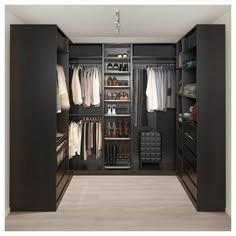 Ikea Closet, Diy Wardrobe, Bedroom Wardrobe, Wardrobe Storage, Corner Closet, Open Wardrobe, Black Wardrobe Closet, Wardrobe Ideas