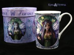 Anne Stokes /"Enchantment/" Fantasy Bone China Mug and Box