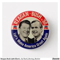SCARCE MICHIGAN/'S THIRD FOR REAGAN 1980 CAMPAIGN PIN