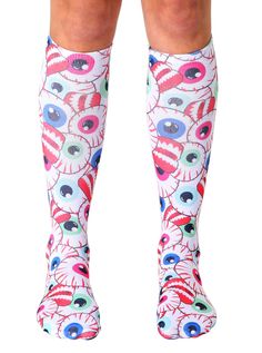 Unisex Pink Pig Pattern Knee High Compression Thigh High Socks Soccer Tube Sock